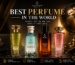 Best perfume in the world luxury banner featuring Vincent Perfumes collection.
